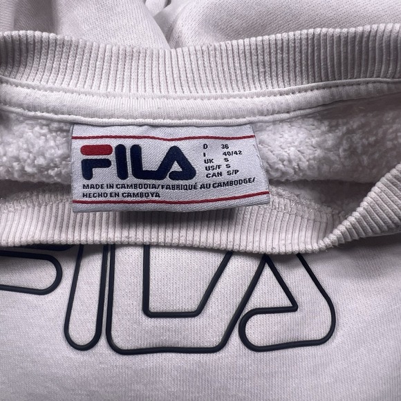 Fila Womens Active Sweaters Size-S, Color: White/Black - Picture 8 of 9